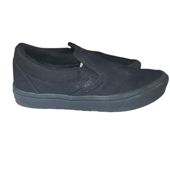 Vans Comfy Cush Women's Slip-on Casual Sneakers Solid Black US 7 New Condition - Picture 3 of 8